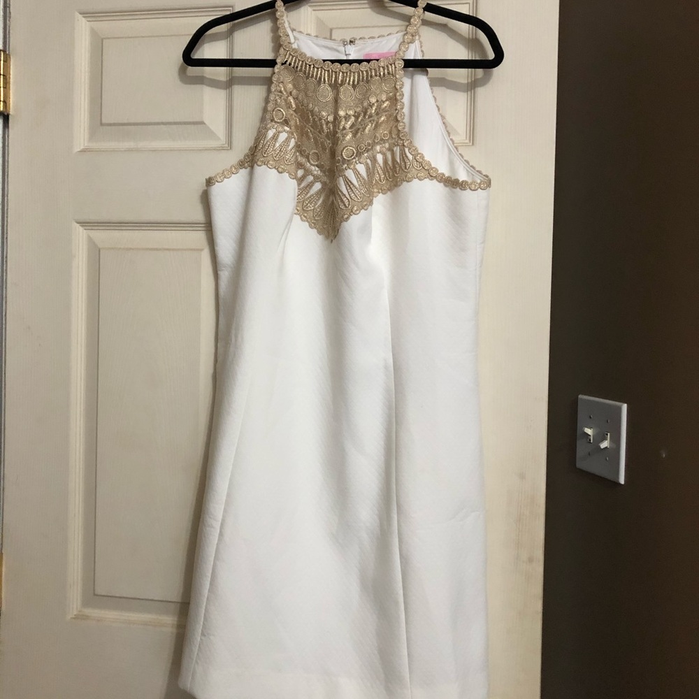 Gorgeous white LP halter dress